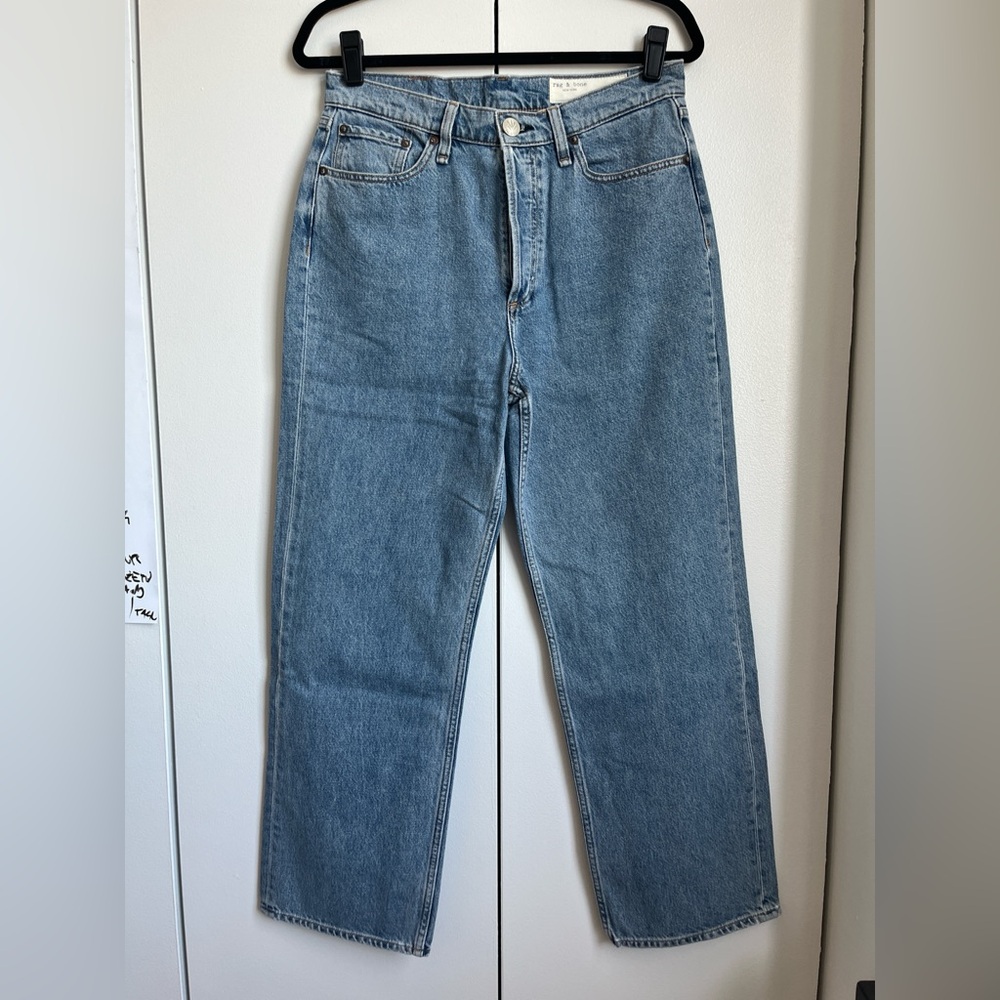 RAG & BONE High-Rise Straight Leg Jeans, US 29